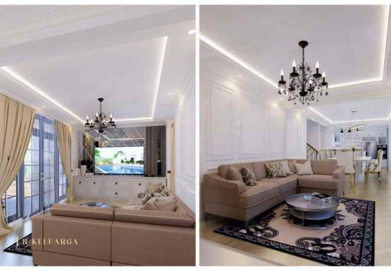 jual rumah mewah dalam kawasan tepi danau di bogor