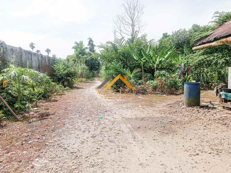 jual tanah bangunan di jalan pertahanan patumbak
