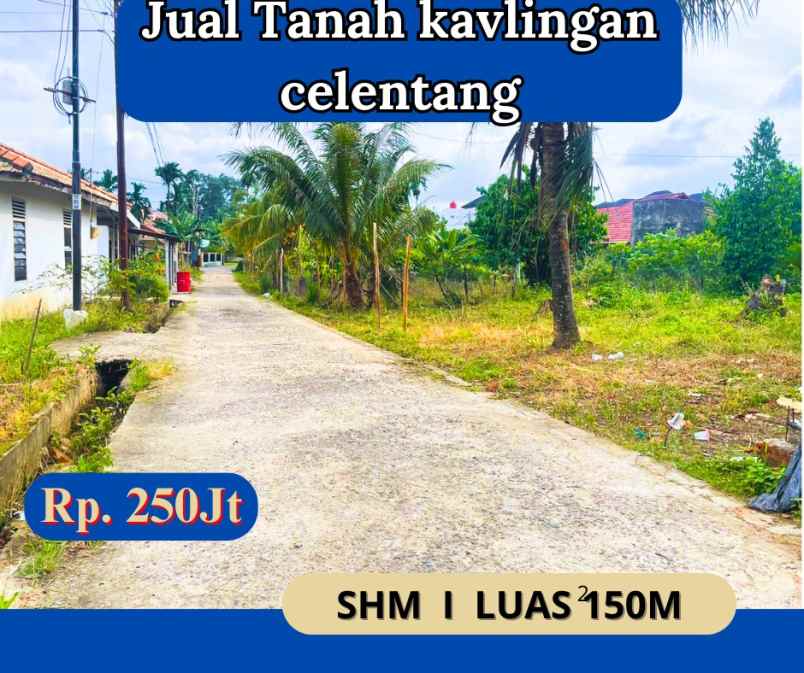 jual tanah celentang dekat pemancingan