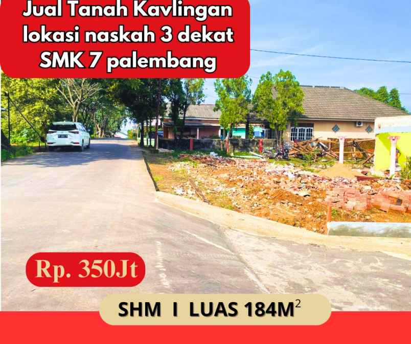 jual tanah kapling di jl naskah 3 dekat gramedia