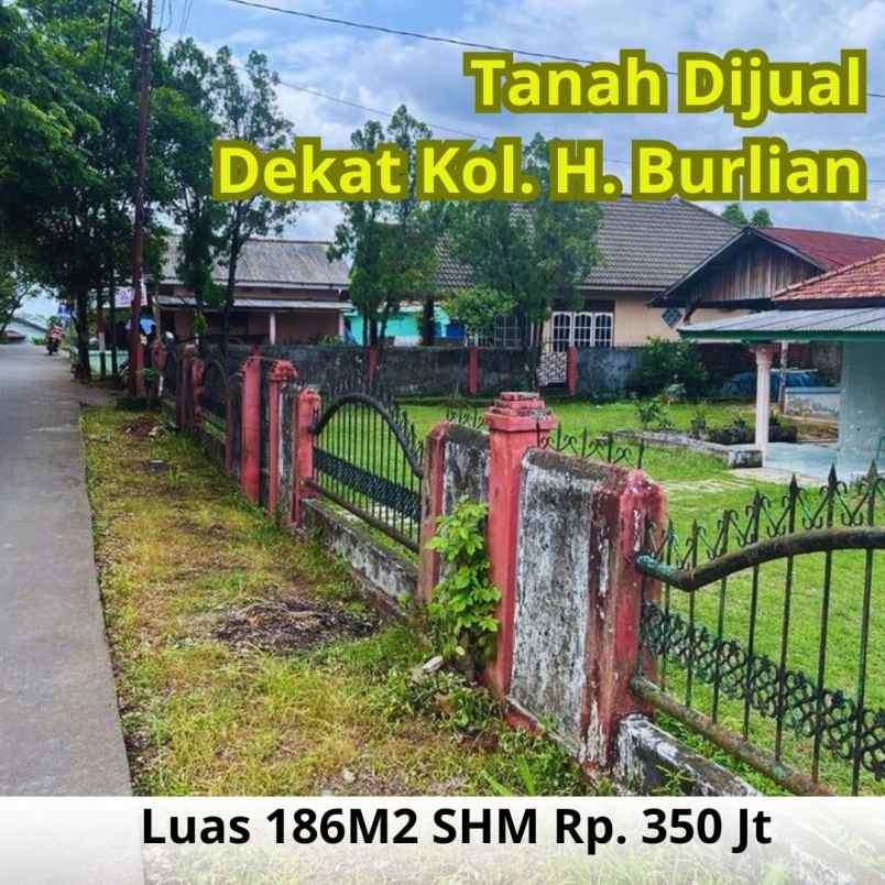 jual tanah pinggir jalan naskah 3 dekat perumdam