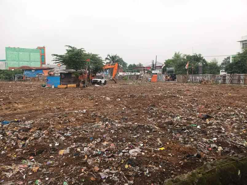 jual tanah pinggir jalan raya pamulang kedaung