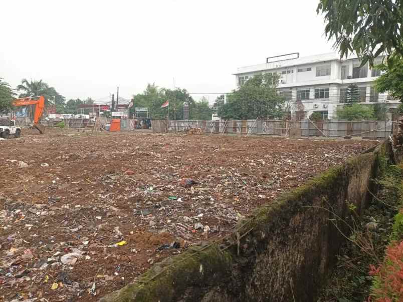 jual tanah pinggir jalan raya pamulang kedaung