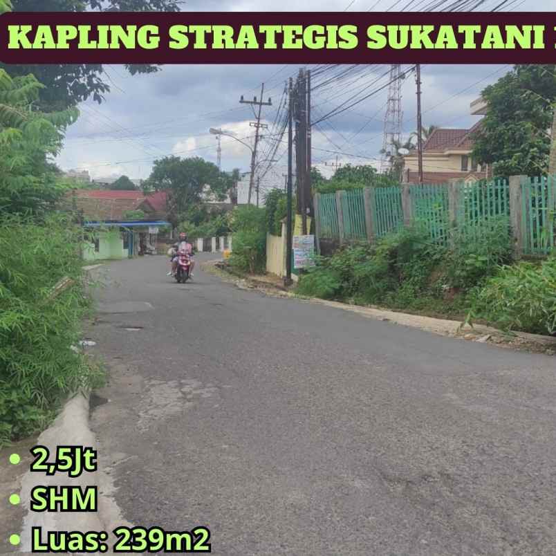 kapling strategis jalan sukatani