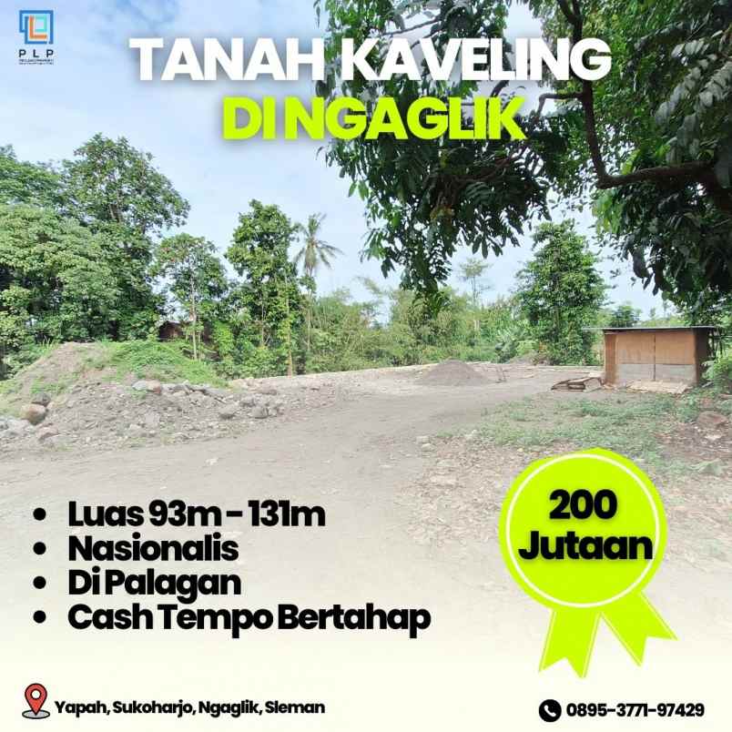 kaveling 200 jutaan di ngaglik sleman