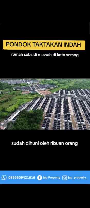 perumahan pondok taktakan indah