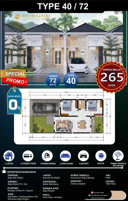 perumahan terbesar di gondanglegi malang