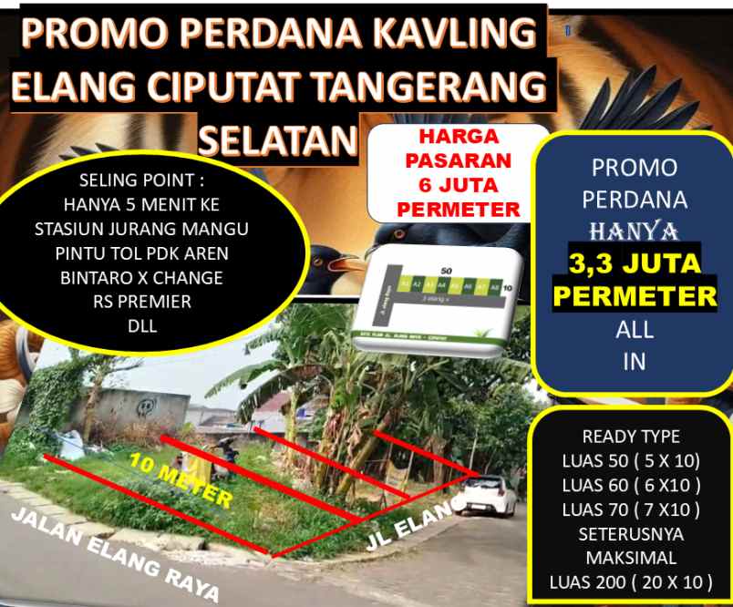 promo kavling akses mobil