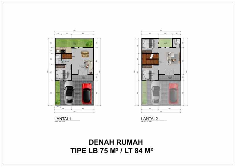 rumah 2 lantai luxury cluster di bandung barat