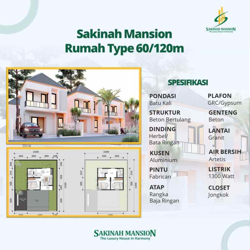 rumah 2 lantai sakinah mansion gunungpati