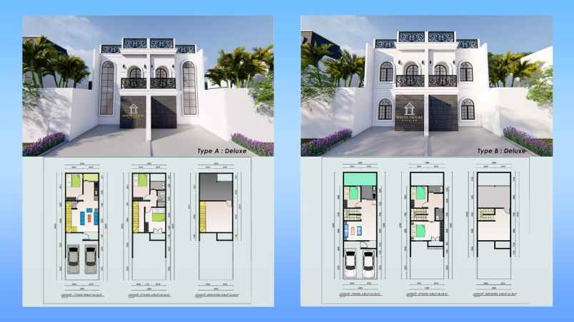 rumah ala eropa dekat tol cimanggis depok