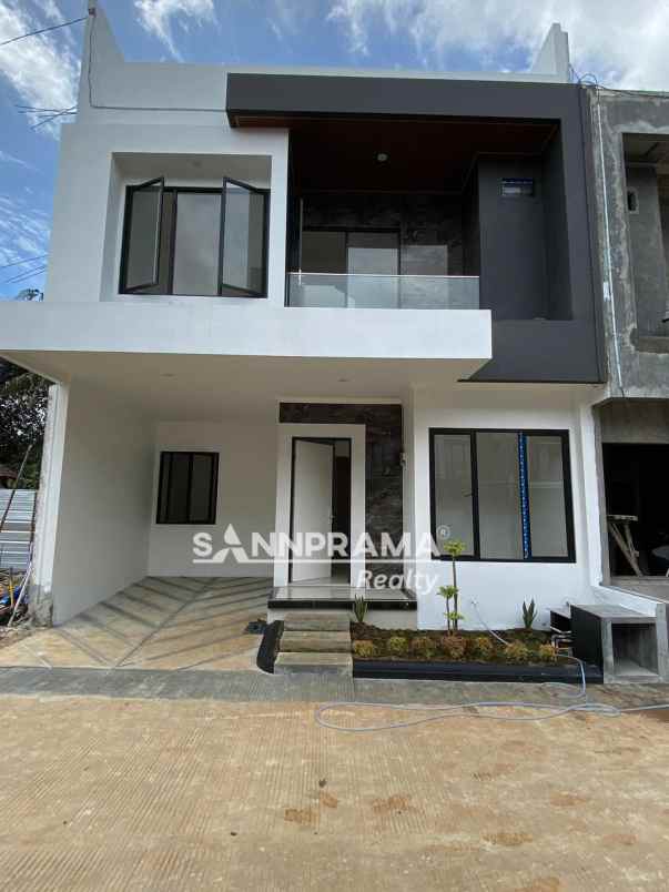 rumah baru elegant dalam cluster di pondok petir depok