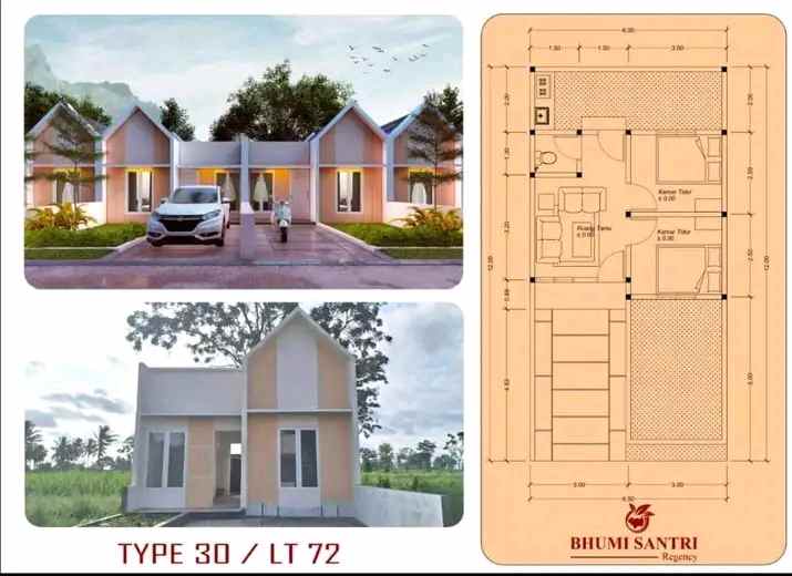 rumah bukan subsidi di gondanglegi malang