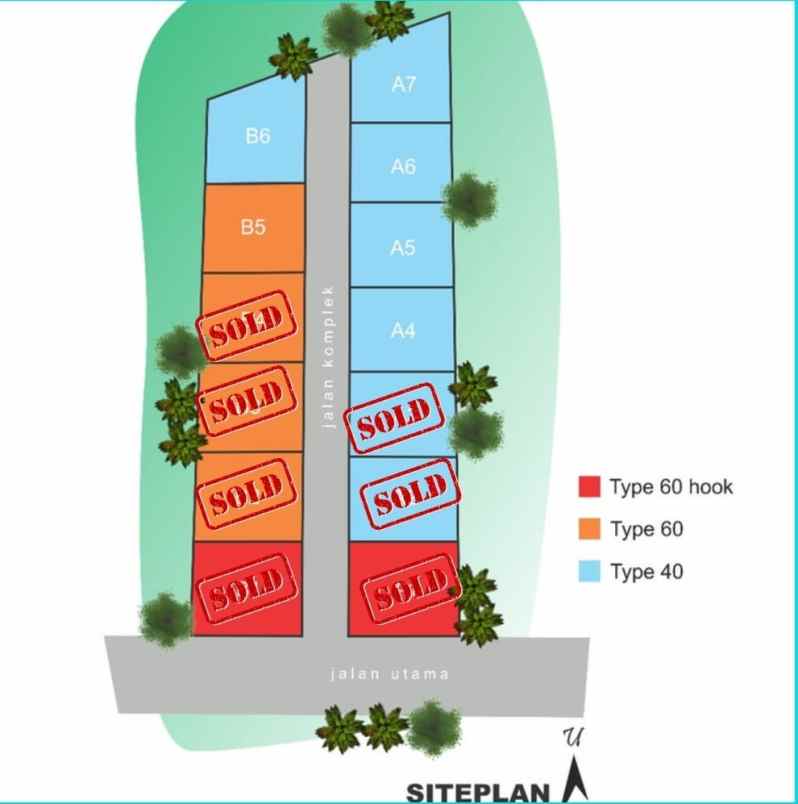 rumah cantik 2 lantai harga murah di sleman