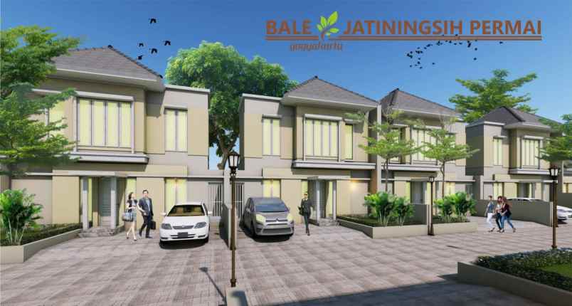 rumah cantik 2 lantai harga murah di sleman