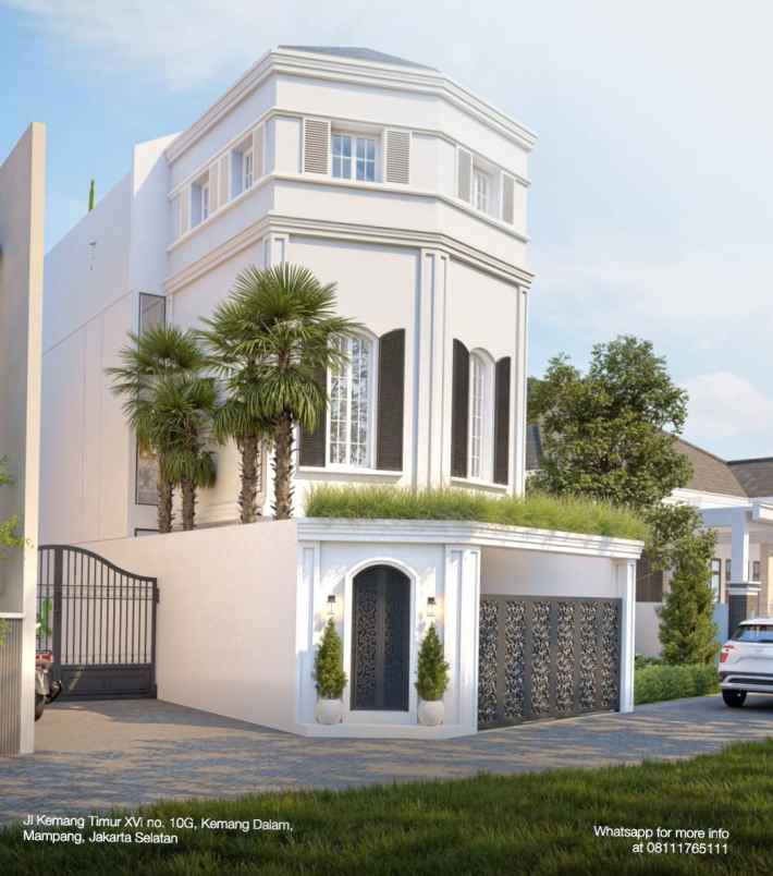 rumah classic eropa di kemang timur jakarta
