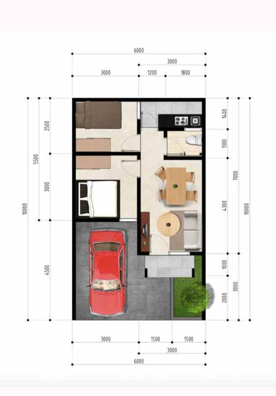 rumah cluster 777 jt an di tapos depok