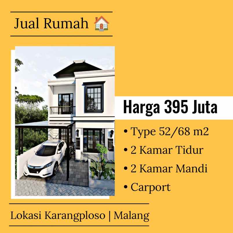 rumah di karangploso harga murah