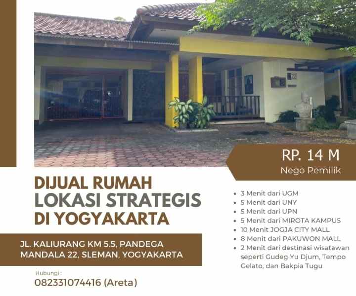 rumah di yogyakarta 1008m di dalam ringroad yogya