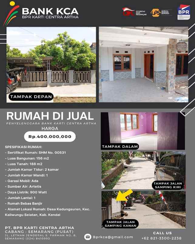 rumah dijual di kaliwungu selatan kendal jawa tengah