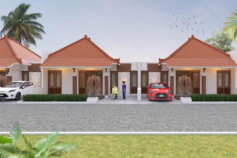 rumah etnik jawa modern di magelang jawa tengah