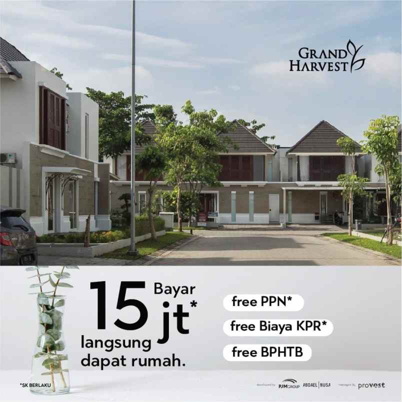 rumah grand harvest wiyung surabaya