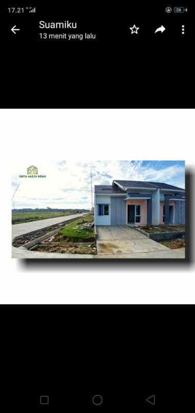 rumah jl sampora kec serang baru