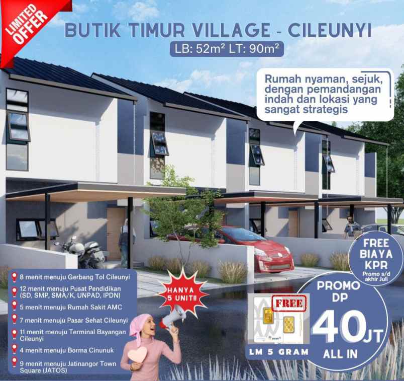 rumah jl vila bandung indah