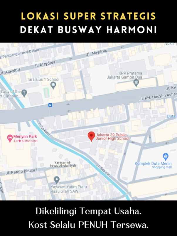 rumah kost baru dijual exclusive full terus