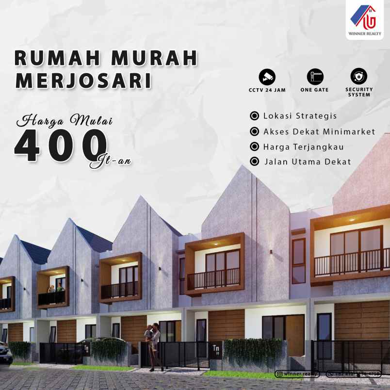 rumah lokasi strategis di kota malang