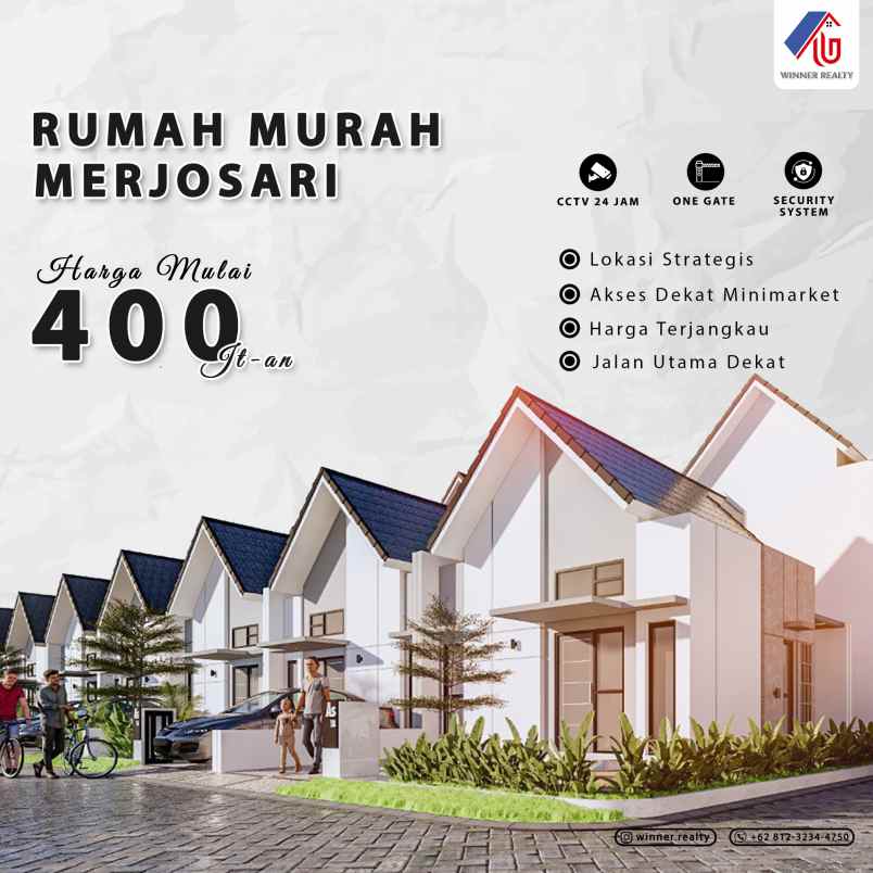 rumah lokasi strategis di kota malang