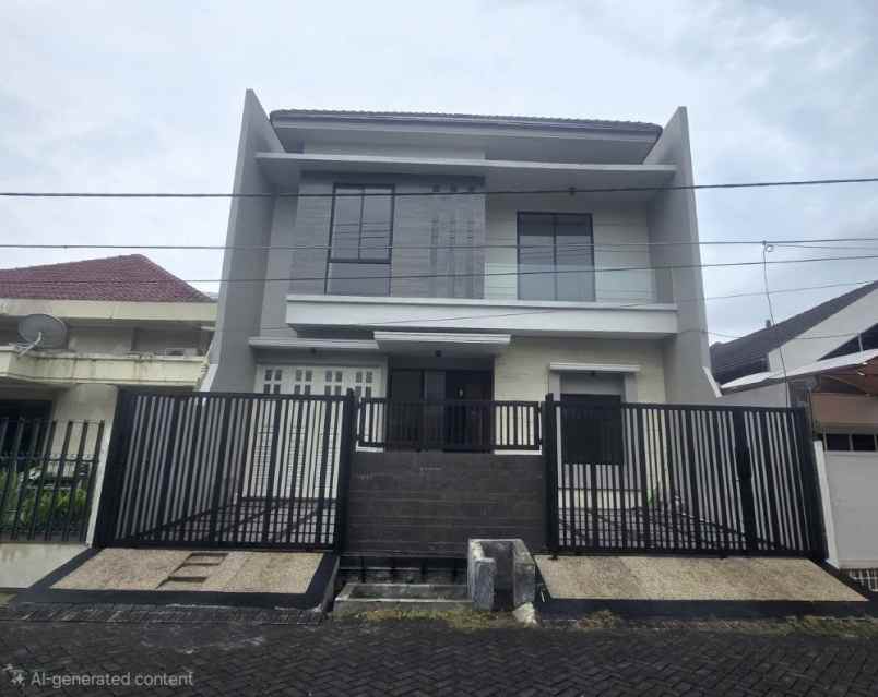 rumah manyar kertoadi new gress minimalis strategis