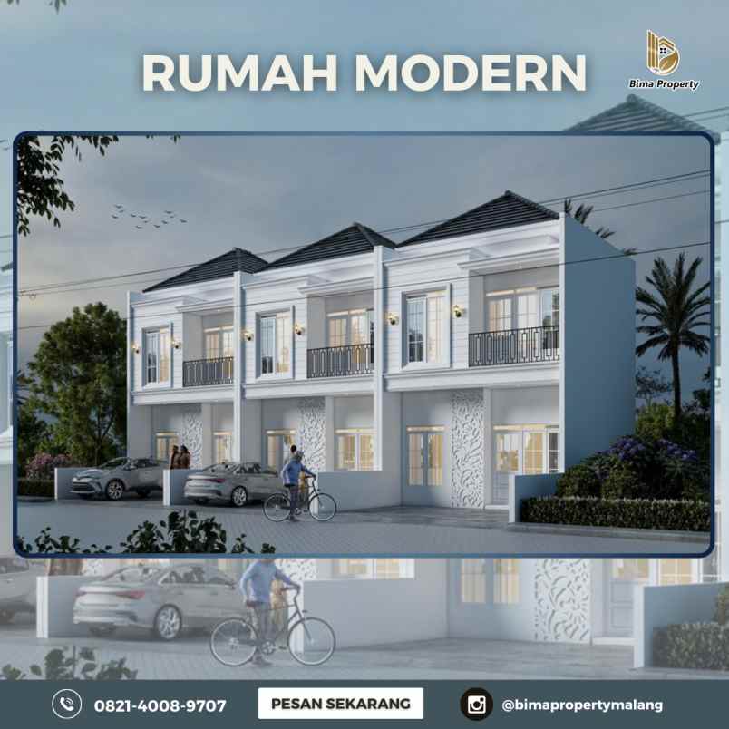 rumah mewah 2 lantai