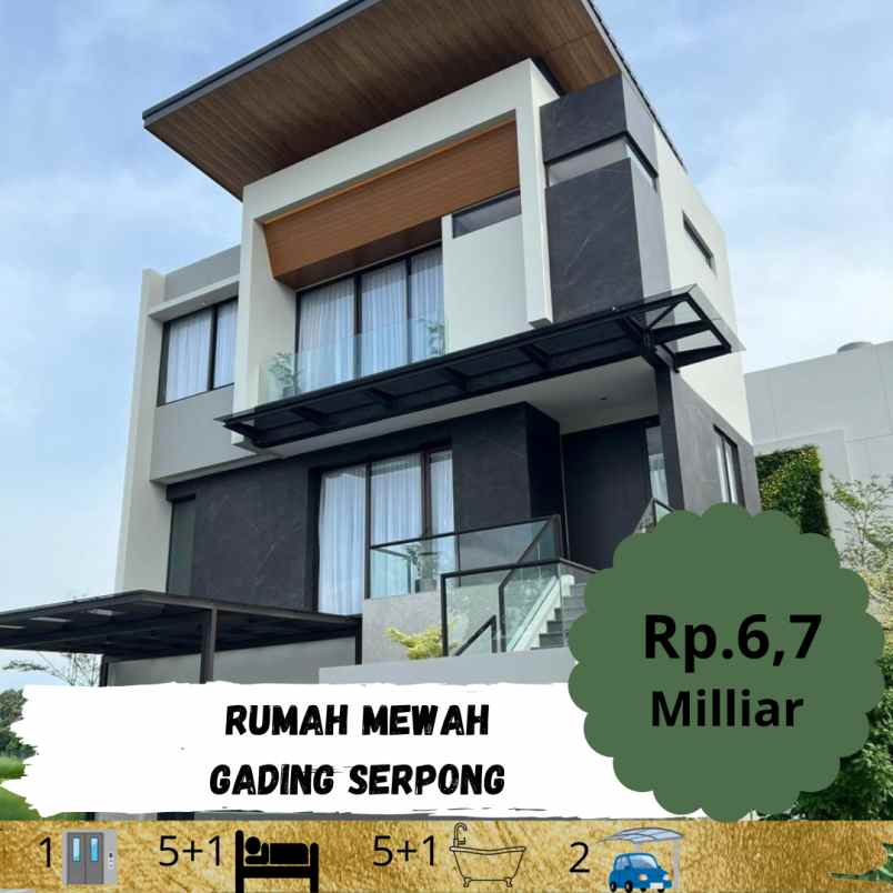 rumah mewah di gading serpong