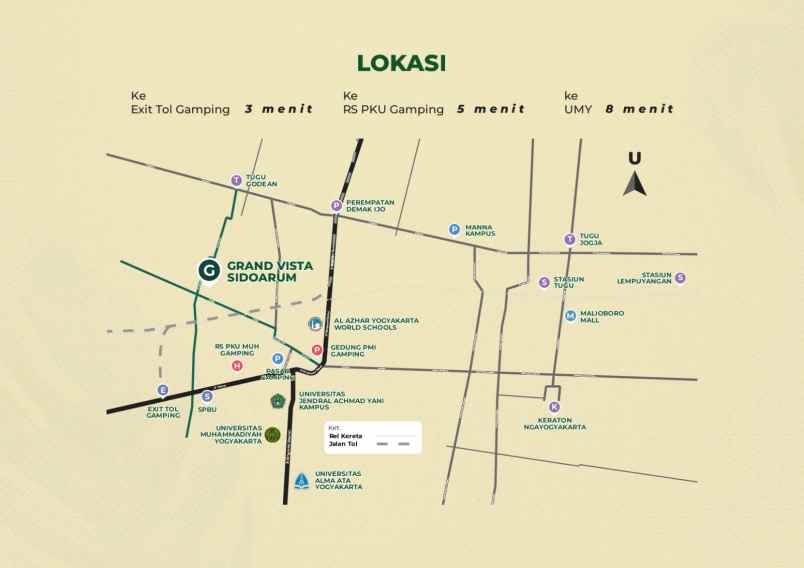 rumah mewah harga murah dp 0 di godean