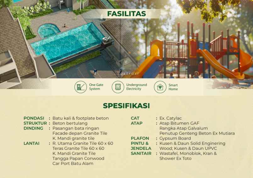 rumah mewah harga murah dp 0 di godean