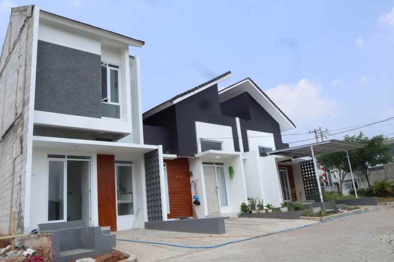 rumah minimalis modern 2 lantai cibubur