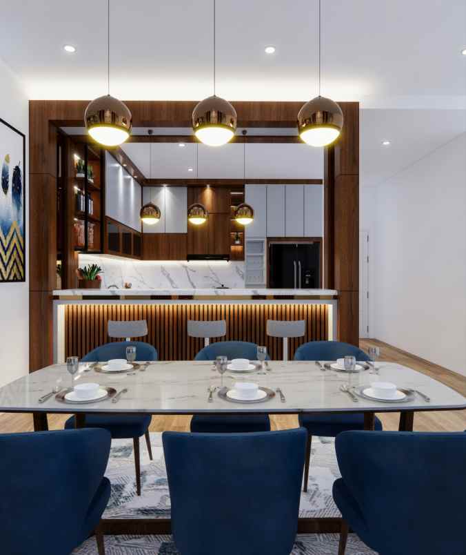 rumah modern dan classic di tengah kota pekanbaru