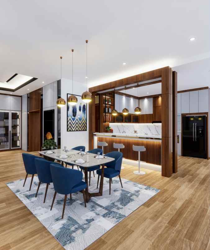 rumah modern dan classic di tengah kota pekanbaru