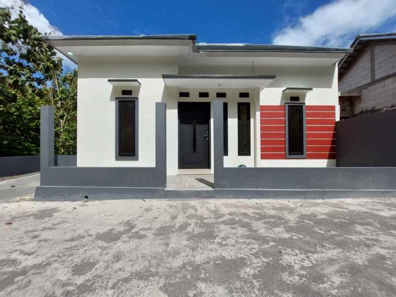 rumah murah bantul desain modern minimalis