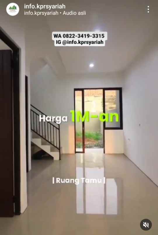 rumah ready 2 lantai tanah luas cibinong bogor