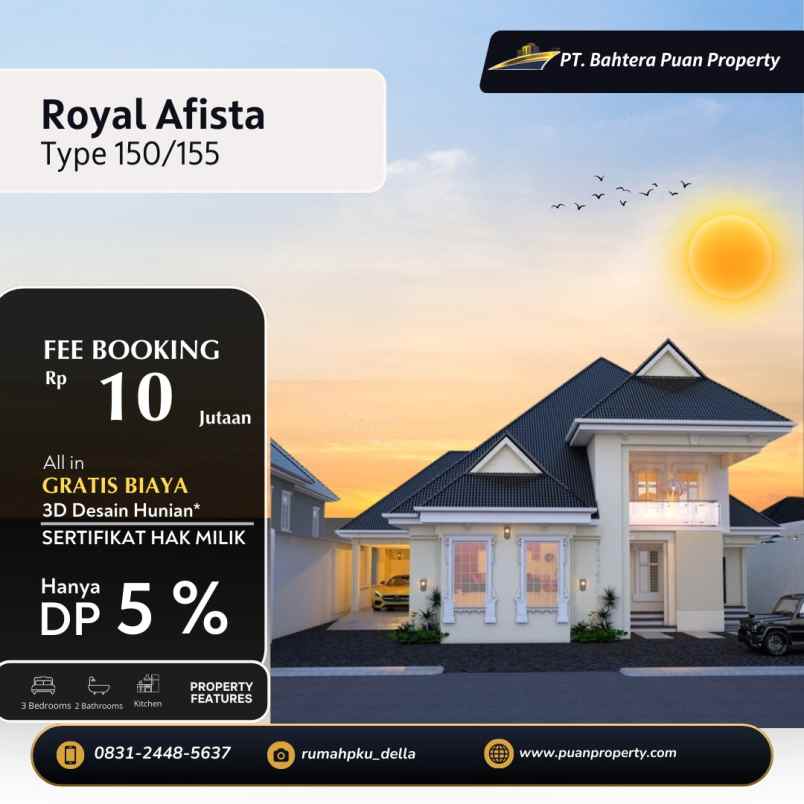 rumah siap bangun royal afista sukajadi pekanbaru