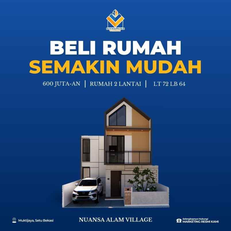 rumah syariah 2 lantai tanpa dp