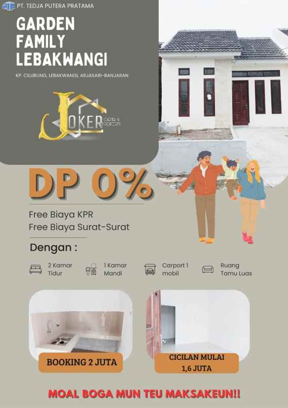 rumah tanpa dp booking 2juta saja