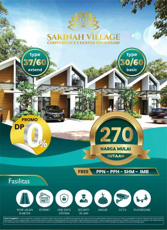 sakinah village cillegon promo khusus prelaunching