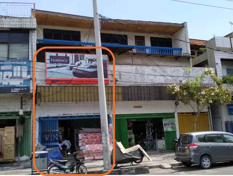 sewa toko 1 lantai daerah tugu pahlawan