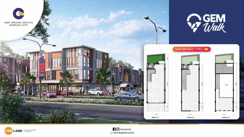 soho ruko dan office strategis di akr gem city gresik