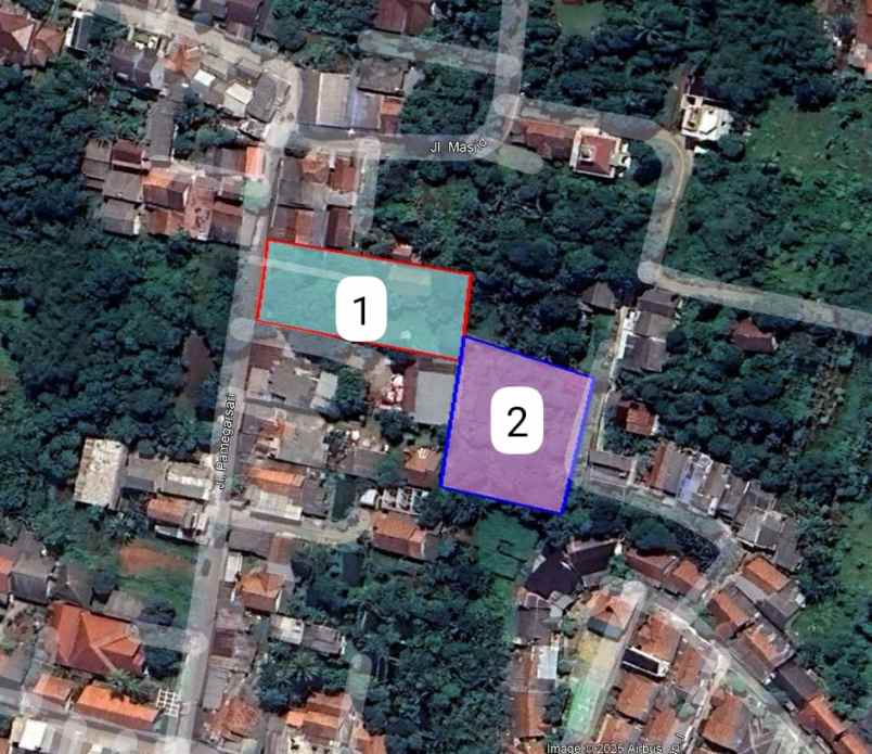 tanah bogor parung jl pamegarsari 3409 m2 kelvin