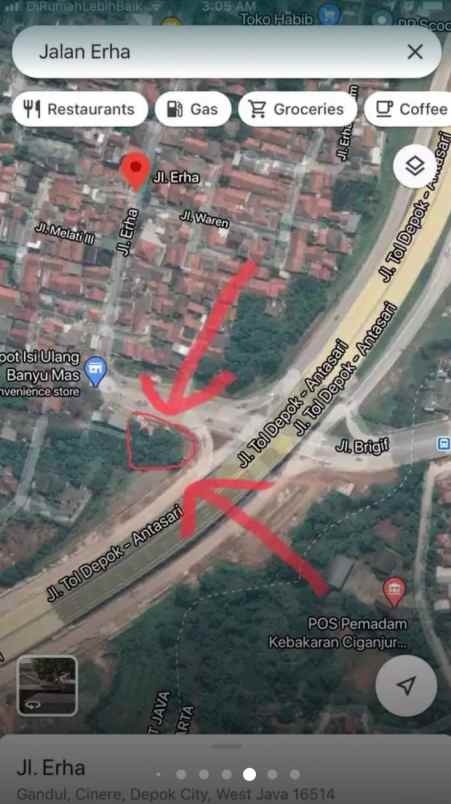 tanah brigif gandul cinere