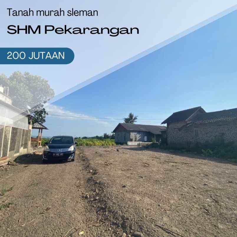 tanah kavling shm 200 jutaan di kalasan sleman